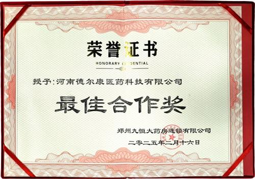 2025年度最佳合作奖