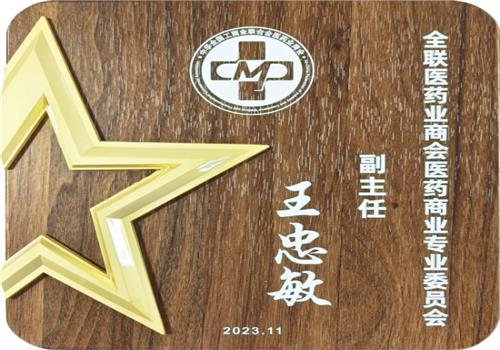 全联医药业商会医药商业专业委员会副主任